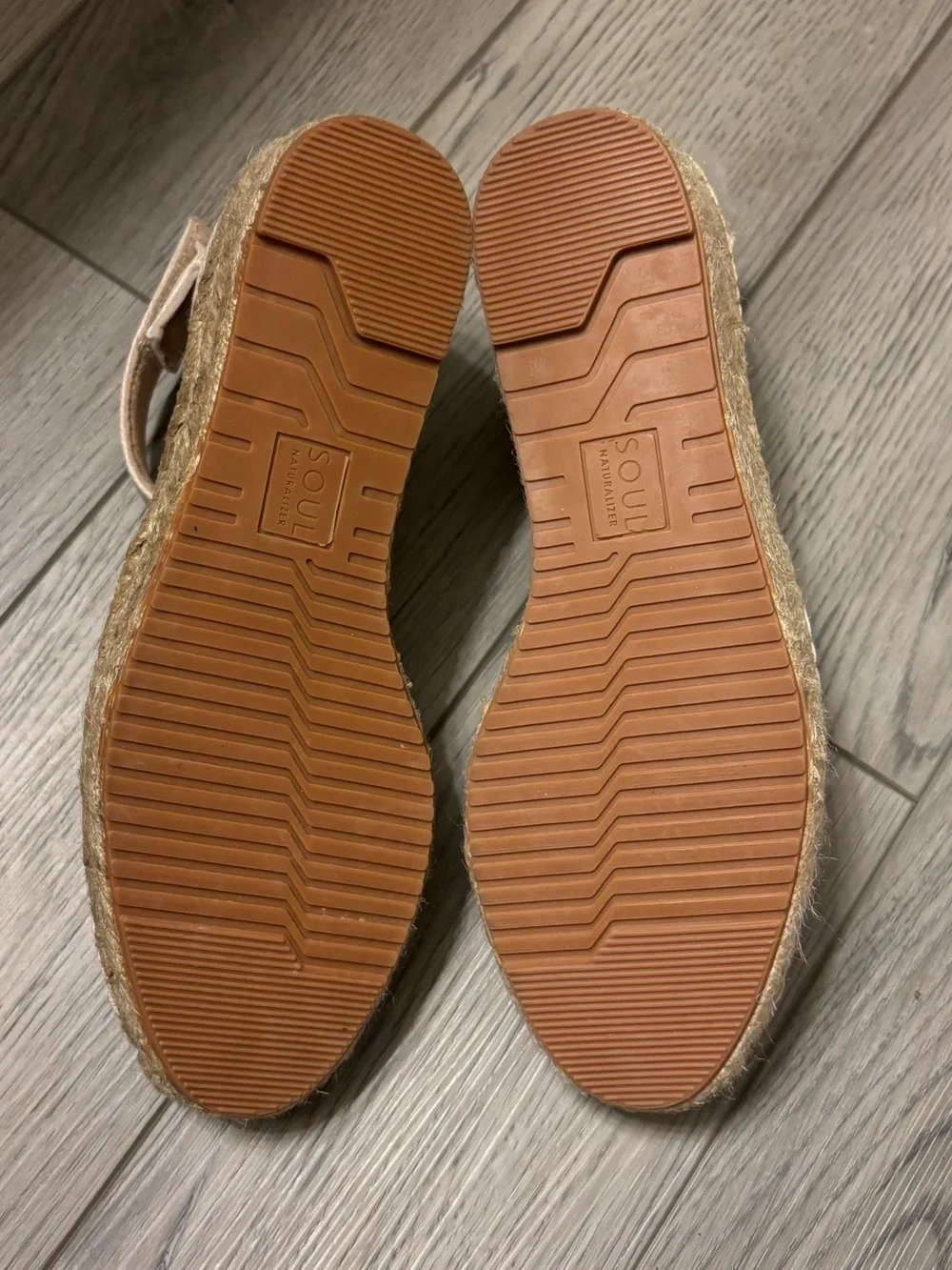 Soul by Naturalizer Cream Espadrille Ankle-Strap Flats